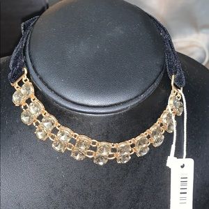 NEW WITH TAG! Crystal Velvet Chocker